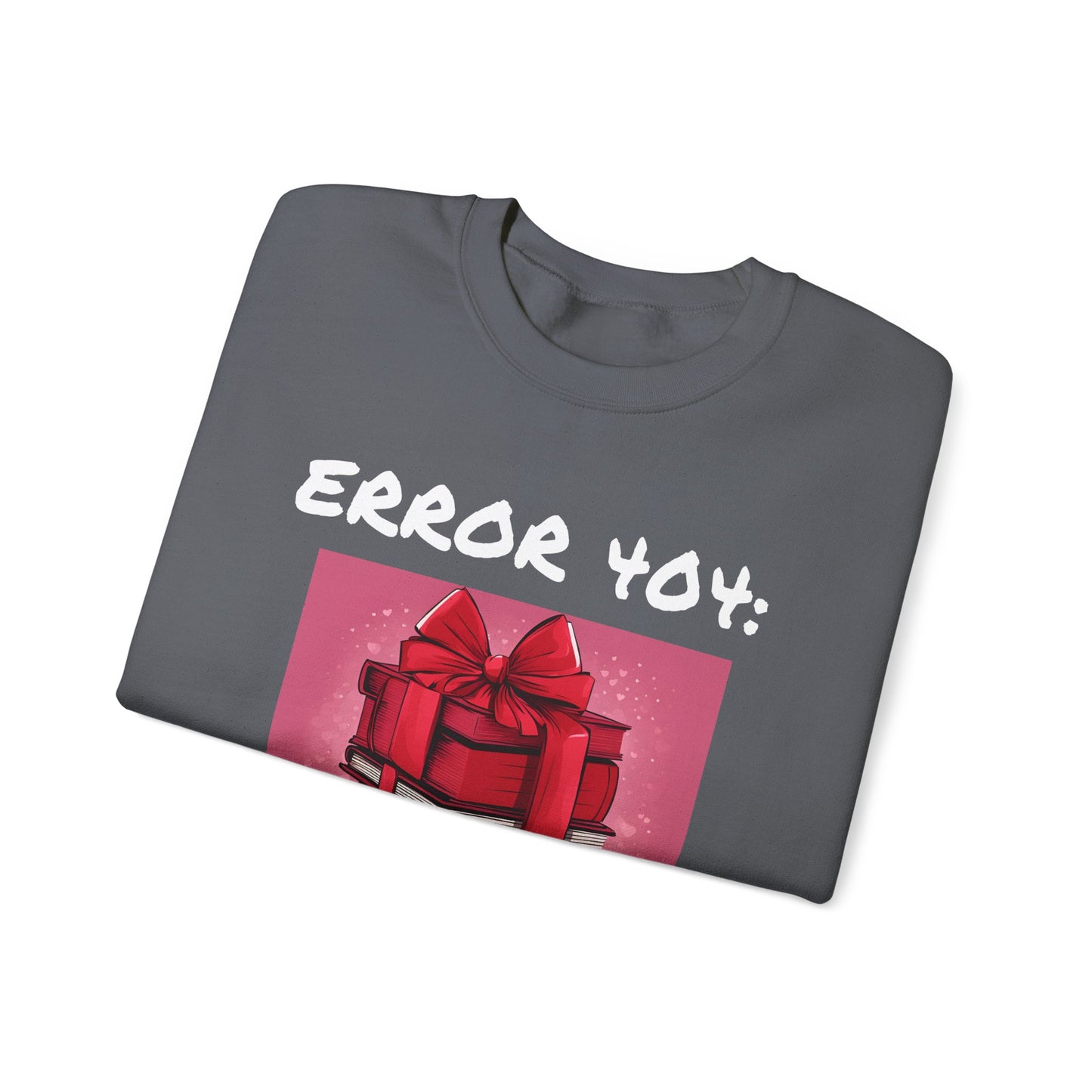 Sweat-shirt ras du cou geek « Erreur 404 : Saint-Valentin introuvable »