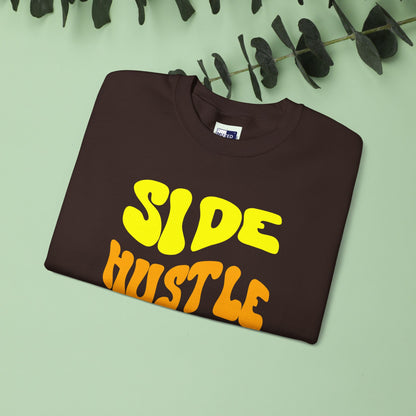 Side Hustle Mode Sweatshirt | Unisex Heavy Blend Crewneck for Entrepreneurs