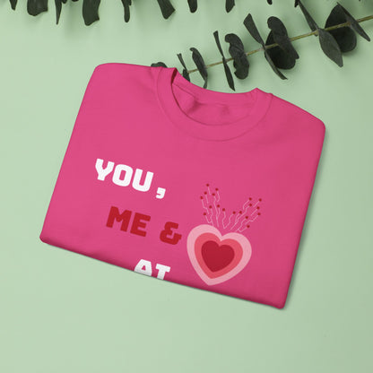 'You, Me & AI' Crewneck Sweatshirt for Valentine's Day