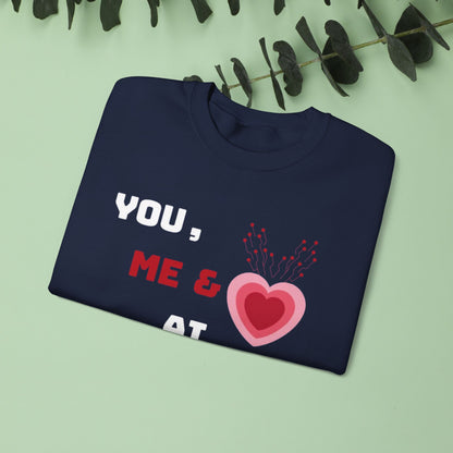 'You, Me & AI' Crewneck Sweatshirt for Valentine's Day